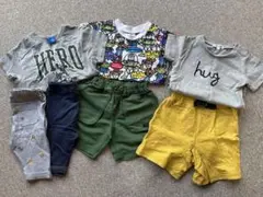 男の子トップス＆パンツ7枚まとめ売り　90
