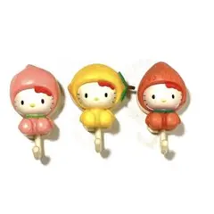 【激レア】ハローキティ なっちゃん フルーツマグネットフック 3個セット