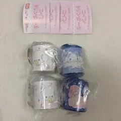 サンリオキャラクターズ コインシリンダー3 シナモン　こぎみゅん　4点