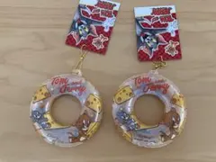 トムとジェリー シャカシャカ浮き輪マスコットBC  ストラップ キーホルダー