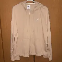 Nike ベージュ フルジップパーカー L