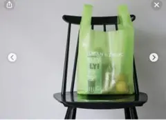 DEAN&DELUCA ショッピングバッグ EVA ライムイエロー