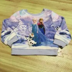 アナと雪の女王　モコモコ　ボア　スウェット　トレーナー