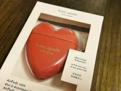 kate spade AirPodsケース ハート型 赤
