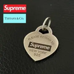m*i様 希少 レア SUPREME Tiffany Heart Tag シュプのサムネイル