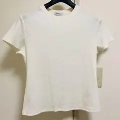 Freude 半袖 リブTシャツ ホワイト