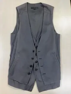 レア！wooyoungmi グレー レイヤードジレ