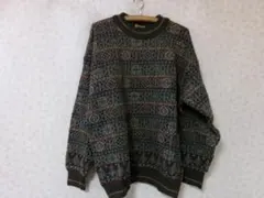 97795　HAMMER　ニット　セーター　茶色　XXL