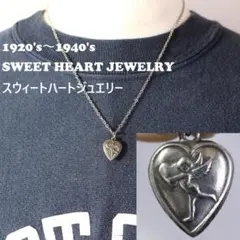 40s スウィートハートジュエリー WW2 シルバー 大戦 天使 エンジェル