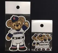 横浜高校　クマステッカー 大&小 シールセット 高校野球