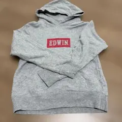 EDWIN キッズ パーカー グレー140cm