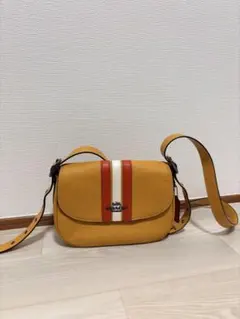 COACHメイシーサドルバッグ ショルダーバッグ イエロー CB925 - メルカリ
