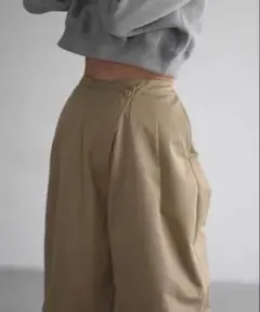 【未使用】Nala コクーンチノパンツL cocoon chino pants 2026年最新】nala cocoonの人気アイテム - メルカリ