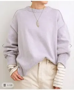 値下げ　l'appartement　COTTON BF KNITのサムネイル