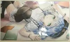 ももこ　プレイマット　青髪