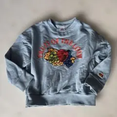 FRUIT OF THE LOOM ライトブルー トレーナー 130 新品