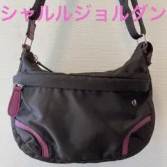 CHARLES JOURDANシャルルジョルダン　ショルダーバッグ　ブラウン