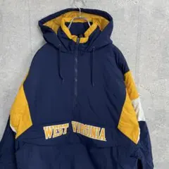 スターター　カレッジ刺繍　ウエストバージニアナイロンプルオーバー　M