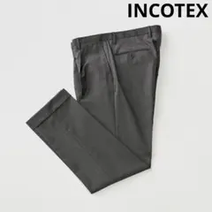 INCOTEX インコテックス ウール サージ １プリーツ パンツ 24型のサムネイル
