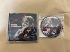 匿名発送　山本彰吾　アクリルブロック　缶バッチ