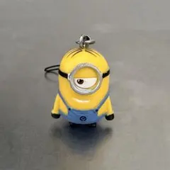 ミニオンズ ミニフィギュア スチュアート　ストラップ　キーホルダー