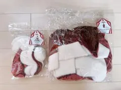 3COINS サンタワンピース サンタ帽 セット 100-110cm