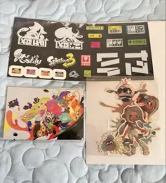 ニンテンドーストア　プラチナポイント　スプラトゥーン　ステッカー　ポストカード