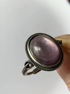 ◆10/2迄の出品◆ 【天然石】リング　★パープルマイカ★