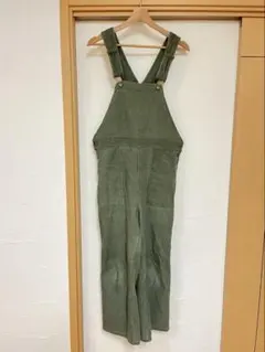 KUTIR オリーブグリーンサロペット