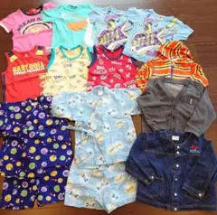 90cm 男の子 夏服 冬服 甚平 まとめ売り