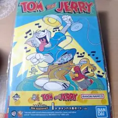 トムとジェリー キャンパス風ボード 約21cm×15cm