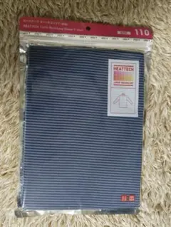 【新品】ユニクロ　ヒートテック　タートルネックT長袖　BLUE 110