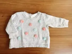 ムージョンジョン　トレーナー　グレー　80