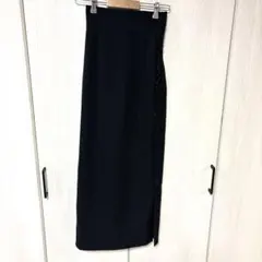 【Cieluna】ジップスリットハイウエストレースアップIラインスカート