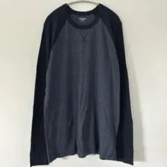 オールドネイビー【XL】ラグラン長袖Ｔシャツ サーマル ゆったり カジュアルのサムネイル