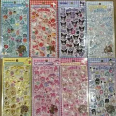 【国内正規品】サンリオ　ボンボンドロップシール 第二弾　8枚全種