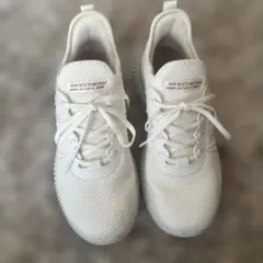 SKECHERS BOBS ホワイト スニーカー　24.5センチ