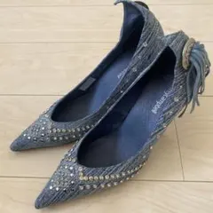 jeffrey campbell デニム スタッズ パンプス　サイズ38のサムネイル