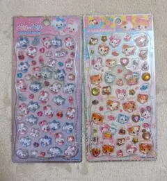 プチドロップステッカー　2枚セット　まじかるベリーベリー　ハムハムカフェ