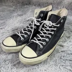 converse コンバース Hi レザースニーカー 26.0 ブラック　黒