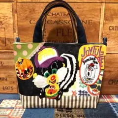 デニムリメイク トートバッグ デニムバッグ パッチワーク お散歩バック