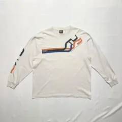 90’s OLD STUSSY ライン グラフィック Tシャツ ロンT 古着