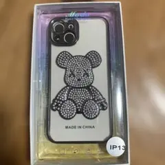 Modo iPhone 13 ケース ベア ラインストーン