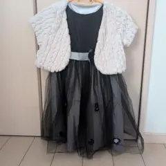 フォーマルドレス ブラック・グレー 130cm~