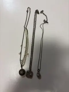 ネックレス 3点セット アンティーク調