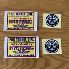 HYSTERIC GLAMOUR ステッカー　セット　4枚
