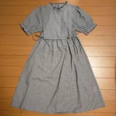 Lutique ルティーク　ギンガムチェックワンピース　Lサイズ