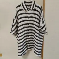 antiquaストライプ 半袖シャツのサムネイル