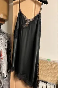 ZARA ザラ ブラック レース キャミソール スリップ　Lサイズのサムネイル