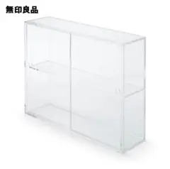 無印良品　透明アクリルコレクションスタンド　 2点セット